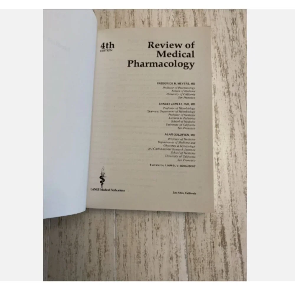 Review of Medical Pharmacology 4th Ed Meyers Jawetz 1972